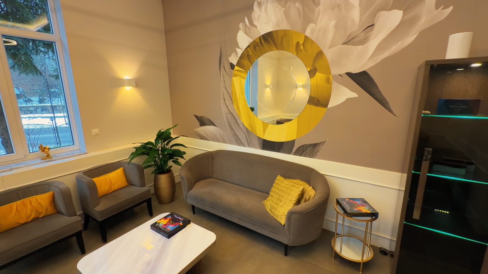 Elegáns váróterem