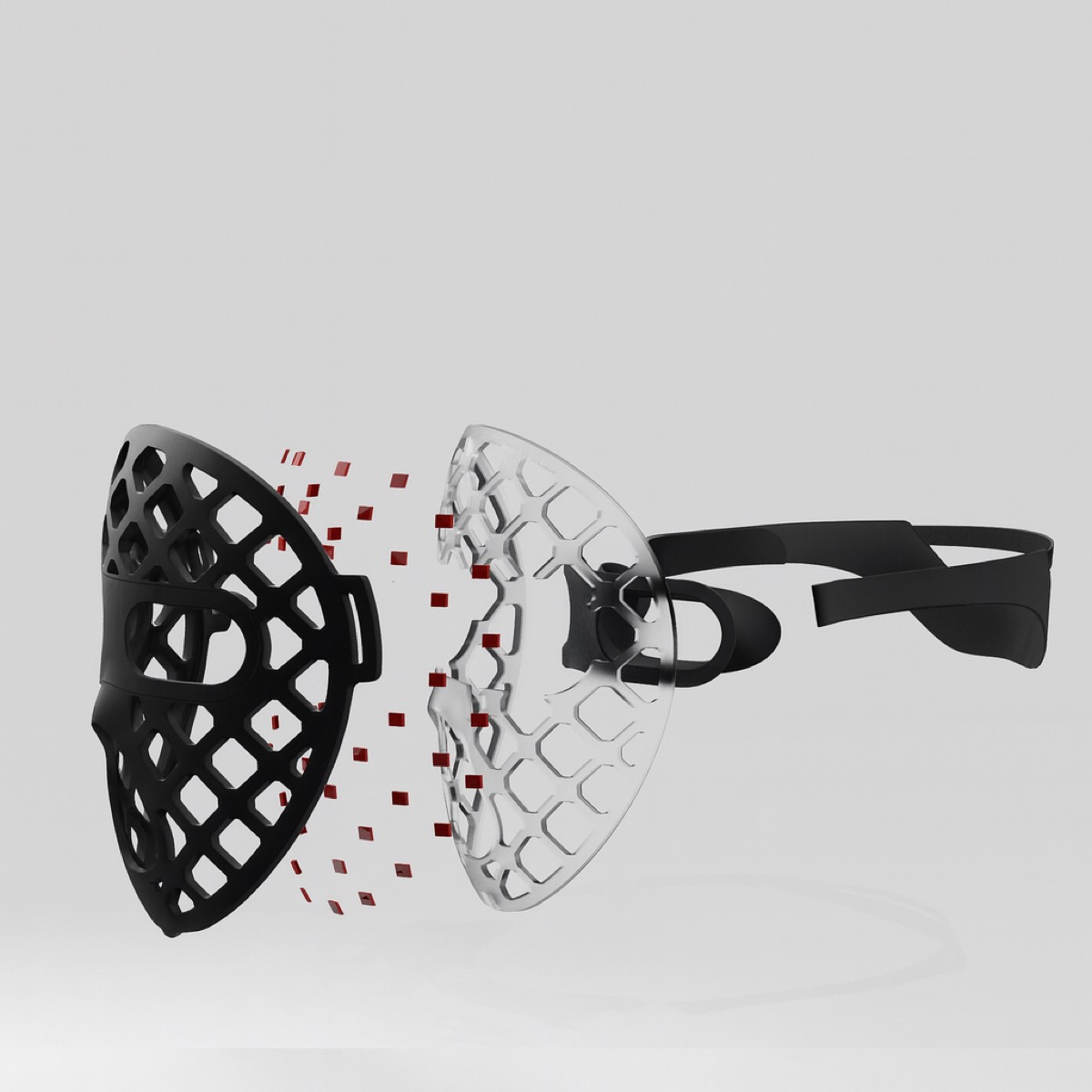 ULTIMA LED Mask — robbantott nézet