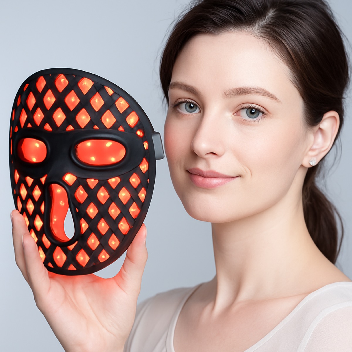 ULTIMA LED Beauty Mask — kezelés közben